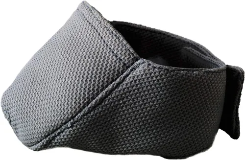 Vista 5 de Bozal para gatos con malla transpirable, bozal protector bucal de gato para evitar mordeduras y masticar (XS - negro)