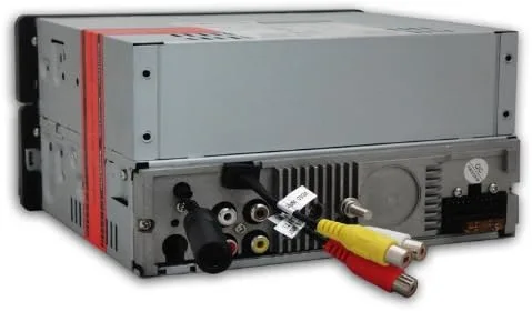 Vista 10 de Absolute DD-3000ABT Receptor reproductor de DVD multimedia de doble DIN de 7 pulgadas con pantalla táctil y panel frontal desmontable Bluetooth