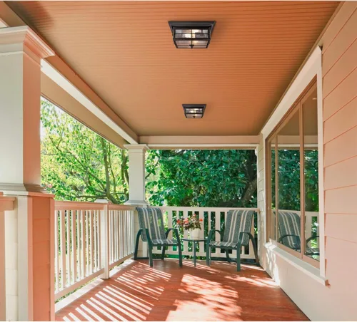 Vista 7 de Westinghouse Lighting 6204800 Orwell - Lámpara de 2 luces y montaje empotrado para exteriores