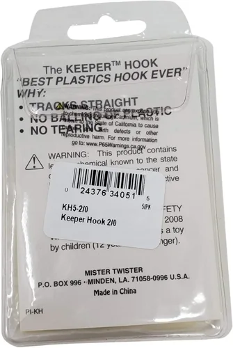 Vista 4 de Mister Twister Gancho de retención 2,0, bronce (KH5-2/0)