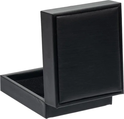 Vista 3 de Caja de gemelos pequeña de piel sintética (3 unidades), color negro