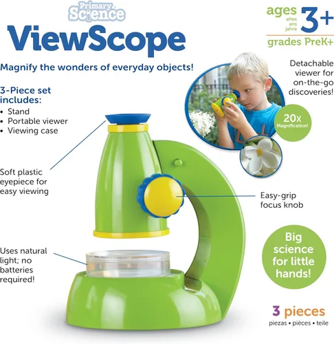 Vista 6 de Lupa Learning Resources, ciencias primarias, ViewScope
