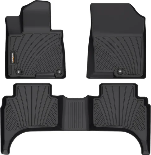 Alfombrillas para todo tipo de clima para Hyundai Santa Cruz 2026 2025 2024 2023 2022, juego completo, revestimientos de piso de coche resistentes,
