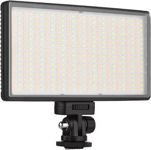 Professional LED Video Light Panel, Compatible with Canon PowerShot SX400 is, 240 LEDs, USB-C Rechargeable 4000mAh Battery, Adjustable Brightness &