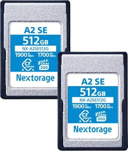 Vista 14 de Nextorage Japón CFexpress 4.0 Tipo A 256GB Paquete de 2 tarjetas de memoria
