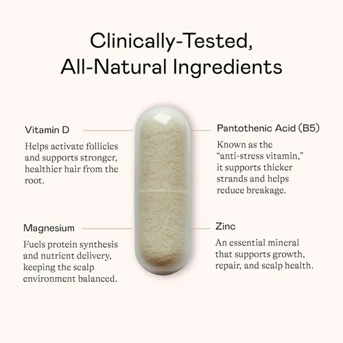 Vista 3 de Doc & Glo Suplemento Nutracéutico para el Cabello Saludable (60 Cápsulas) - Apoya el crecimiento del cabello y nutre de adentro hacia afuera