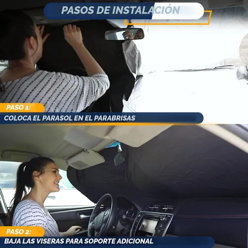 Vista 7 de EcoNour Parasol para parabrisas compatible con Acura RDX 2007-2010 2011 2012, visera solar para parabrisas delantero y ventana, bloqueador de calor