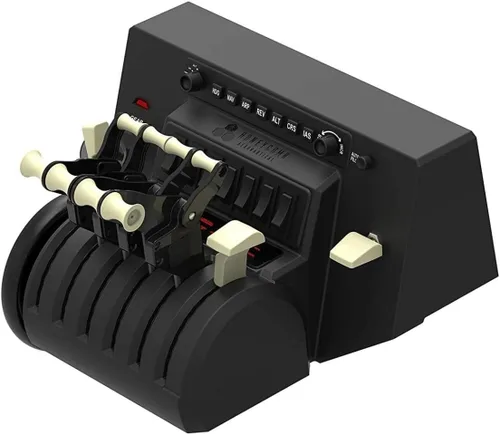 Vista 9 de Honeycomb Alpha Flight Controls Yoke con panal aeronáutico Bravo acelerador Quadrant Bundle 2 artículos