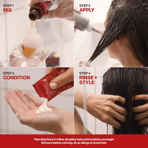 Vista 11 de Revlon ColorSilk with Bond Repair Complex, color permanente para el cabello rubio, cobertura 100 % de las canas, tinte para el cabello sin amoníaco
