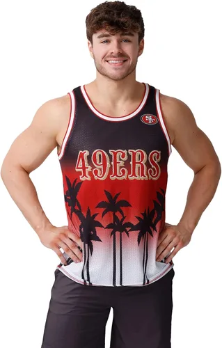 Vista 8 de FOCO NFL Mens NFL Team Logo Fashion Shirt Sleeveless Top
