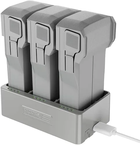 Charger for DJI Mini 3 / Mini 3 Pro,Intelligent USB Battery Charging Station for DJI Mini 3 Pro (Sequential Charge of 3 Batteries),USB-C / USB-C-A