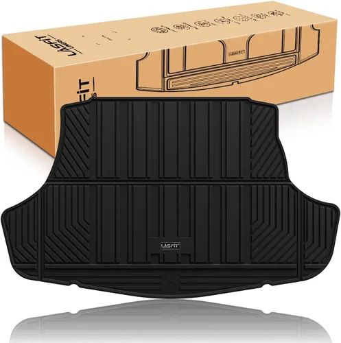 Vista 19 de LASFIT Alfombrillas para Toyota Tundra 2007-2011 doble cabina (no compatible con CrewMax o cabina regular), ajuste personalizado para todo