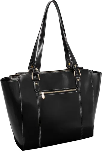 Vista 3 de McKlein Aldora - Bolso de piel para mujer con bolsillo para tablet