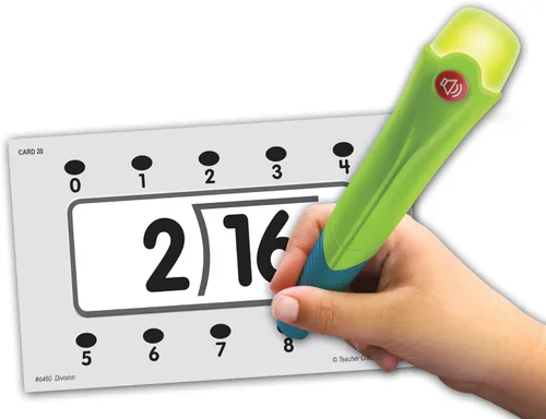 Vista 2 de Teacher Created Resources Tarjetas de aprendizaje Power Pen: Division (6460)