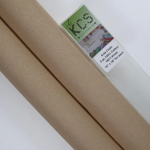 Vista 25 de KCS 2 cajas de tela de costura de algodón para punto de cruz de 15 x 18 pulgadas (blanco antiguo, 11 unidades)