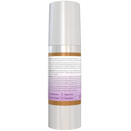 Vista 2 de NOW Foods Solutions, Bakuchiol Skin Renewal Serum, piel suave, 1 onza líquida.