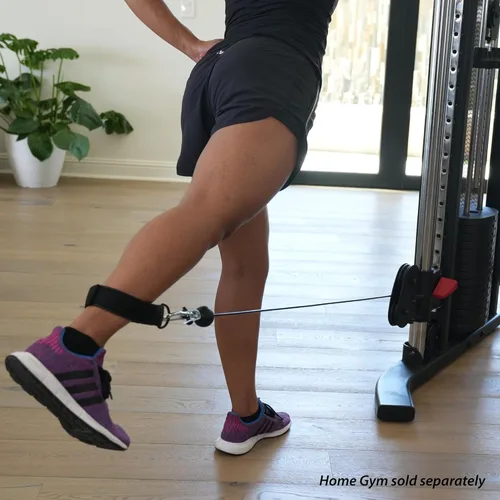 Vista 5 de CENTR Kit de accesorios para máquina de cables para gimnasios en casa y entrenadores funcionales - Accesorio de jalón dorsal LAT, cuerda de tríceps