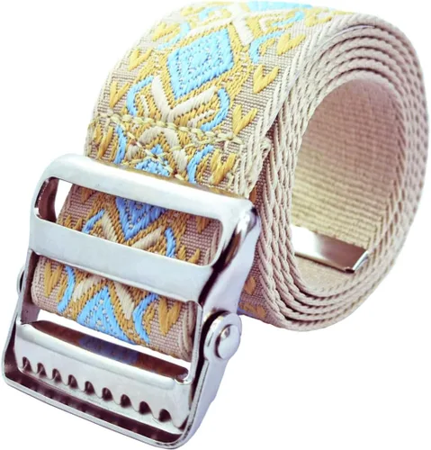 Vista 10 de LAMBOX Cinturón de marcha/transferencia con correa jacquard suave y cómoda de 2 pulgadas para cuidadores, personas mayores, ancianos, etc.