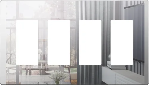 Vista 146 de LIDER Placa de pared decorativa, resistente a los impactos, acrílico espejado, plexiglás, acabado reflectante, actualización moderna, cubierta