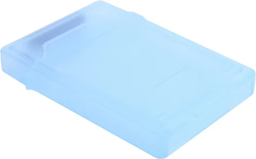 Vista 9 de Caja de protección de disco duro de 2.5 pulgadas, caja protectora transparente HDD SSD, funda de almacenamiento portátil para disco duro externo