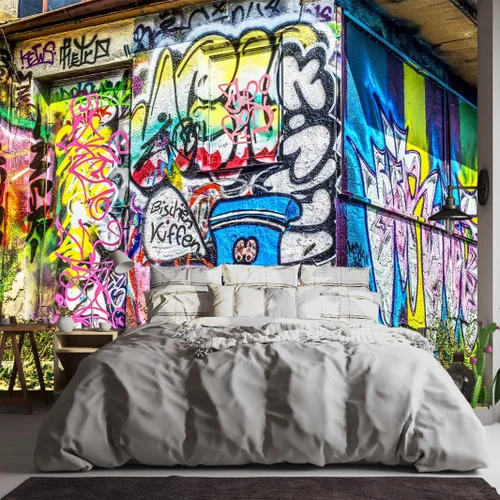 Vista 6 de Papel tapiz floral de peonía roja para dormitorio, sala de estar, baño, oficina (no se pega ni se pega)