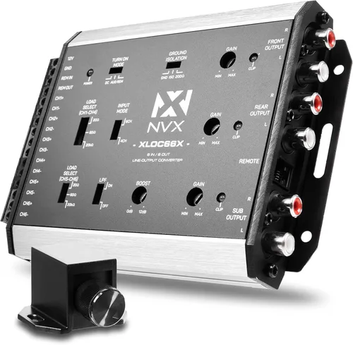 Vista 6 de NVX XLOC22X 2 entradas / 2 salidas Convertidor de salida de línea activa de alto voltaje con ajuste de impedancia