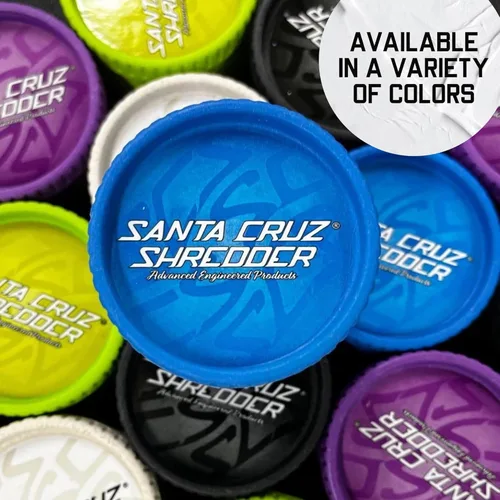 Vista 7 de Santa Cruz Shredder Molinillo para hierbas con parte superior moleteada para un agarre más fuerte, 2 piezas, mediano 2.2 (negro)