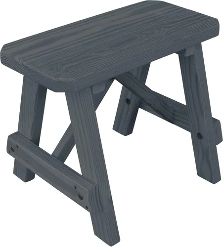 Vista 34 de Furniture Barn USA Banco tradicional de pino tratado a presión de 2 pies, tinte de cedro mancha de cedro