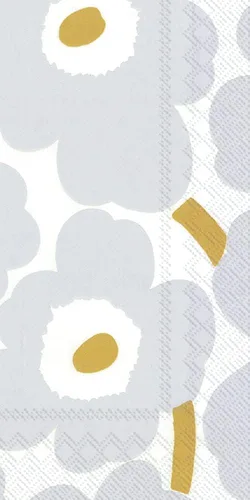 Vista 9 de IHR Ideal Home Range Servilletas de cena Marimekko desechables de 3 capas de papel, 8.5 x 4.5 pulgadas, Juhannustaika, 16