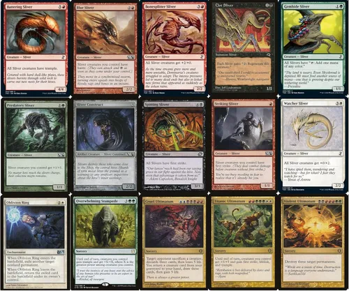 Vista 4 de Baraja de comandante de astilla - Hecho a medida - Elite - MTG - La primera astilla - EDH - 100 cartas