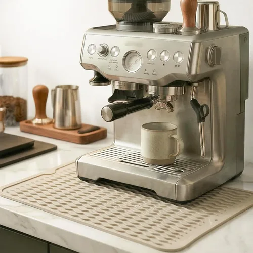 Vista 513 de MicoYang Alfombrilla de Silicona para Secar Platos de Múltiples Usos, Fácil de Limpiar, Ecológica, Alfombrilla de Silicona Resistente al Calor