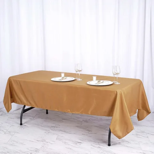 Vista 102 de Efavormart - Mantel rectangular, 60 x 102 pulgadas, resistente a las manchas y a las arrugas, lavable, mantel decorativo oblongo de tela de Amatista