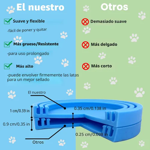 Vista 7 de Comtim Tapas de silicona para latas de comida para mascotas (tamaño universal, una para 3 latas de comida de tamaño estándar), azul y verde