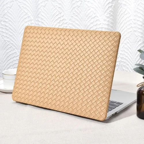 Vista 9 de Seorsok Funda compatible con MacBook Air de 13 pulgadas 2022-2018 versión A1932 A2179 M1 A2337 Touch ID, elegante funda rígida de plástico de cuero