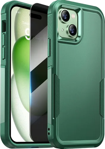 Vista 23 de Diaclara Funda diseñada para iPhone 13 Pro Max, [con protector de pantalla de privacidad] [antiespía] [protección contra caídas de grado militar]