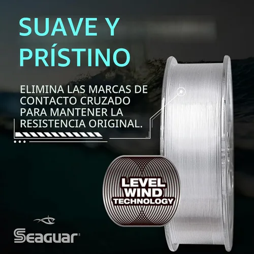 Vista 4 de Seaguar Fluoro Premier Big Game - Línea de pesca de agua salada, 100% fluorocarbono, transparente, varios tamaños