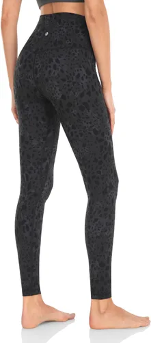 Vista 2 de HeyNuts Leggings extra largos EssentialWork Out para mujer, cintura alta, control de abdomen, pantalones de yoga de 31 pulgadas