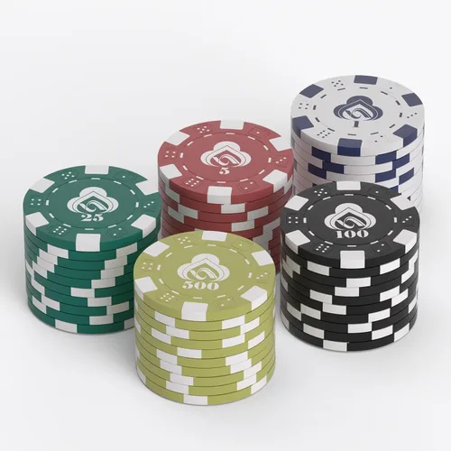 Vista 5 de Fichas de póquer de 11.5 gramos, juego de 200 fichas de póquer para Texas Hold'em, fichas de blackjack, kit de juegos de póquer de casino, juego