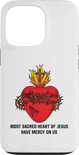 Vista 10 de Funda con diseño de corazón de Jesús para iPhone 12 mini