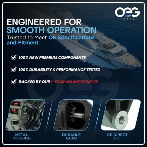 Vista 7 de Motor de arranque nuevo de piezas OEG compatible con Evinrude E20 66-79 96-98 E25 66-79 E28 E33 E40 60-76 Johnson 20 25 66-79 40 70-76 174942 277432