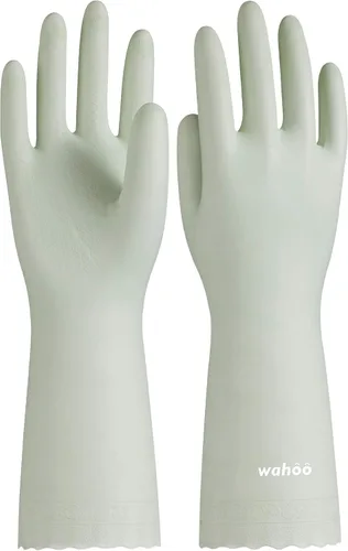 Vista 7 de LANON Wahoo - Guantes de limpieza con forro flocado de algodón, Bud Tender