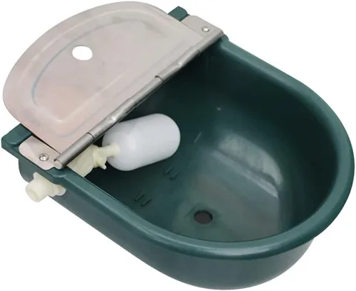 Vista 8 de Recipiente de agua automático de plástico para ganado para caballo, ganado, cabra, oveja, perro, grado de granja, ovejas