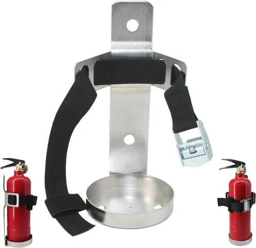 Soporte para extintor de incendios, soporte para colgar en la pared, soporte para extintor de incendios para el hogar, automóvil, caravana, camión,