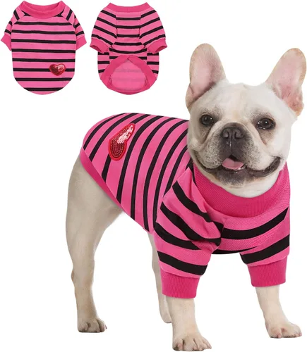 Vista 36 de Queenmore Camisa para perros pequeños, camisa suave y transpirable para perros, gatos, macho y hembra, ropa para mascotas para todas las estaciones