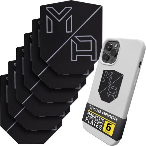 Vista 9 de Mob Armor MobNetic - Placas (2 unidades), compatibles con soporte magnético Mob para automóvil, placas de montaje universales para teléfonos