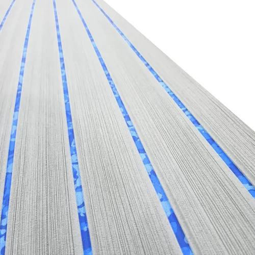 Vista 21 de HZshark Piso de lancha de espuma EVA autoadhesiva de 6mm antideslizante, alfombra marina de teca para lancha, almohadilla de cubierta de espuma