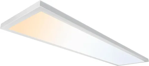 Vista 14 de Ultralux Panel de luz LED de 2x2 pies - Iluminación de borde, montaje en superficie para techo de hogar y oficina TRIAC regulable, sin parpadeo