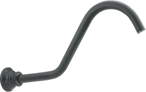 Vista 8 de Moen Waterhill S113BG - Brazo de ducha curvado de repuesto de 14 pulgadas, color dorado cepillado