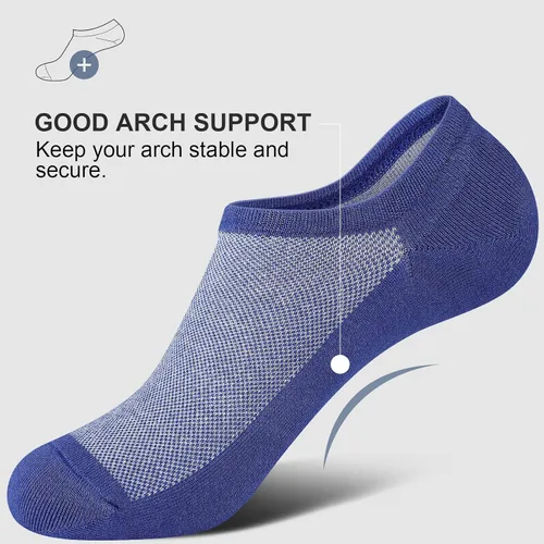 Vista 2 de Calcetines para hombre calcetines de corte bajo calcetines cortos para hombre calcetines casuales de algodón