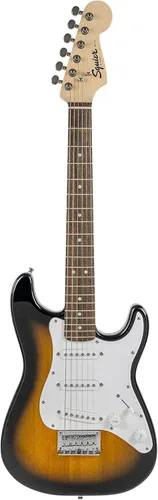 Vista 9 de Fender Squier Guitarra Eléctrica Mini Strat de Tamaño 3/4 para Niños Paquete de Aprender-a-Tocar con Correa, Púas, Lecciones en Línea de Fender Play